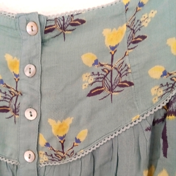 🦠NWOT Free People Sage Green Summer Skirt Set - Picture 6 of 7